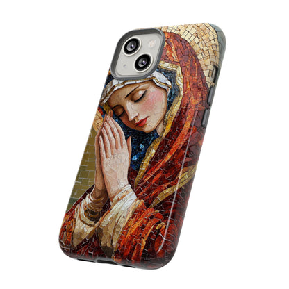Virgin Mary Phone Case, Catholic Phone Case, Christian Aesthetic Case, Religious iPhone Case, Saint Art Case, Faith Gift
