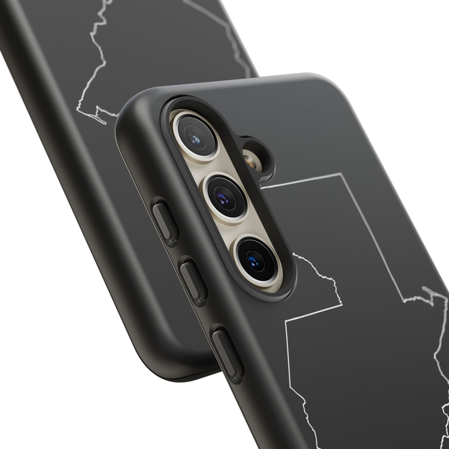 Guatemala Outline Phone Case – Minimal Country Map Tough Case (iPhone, Samsung, Pixel)