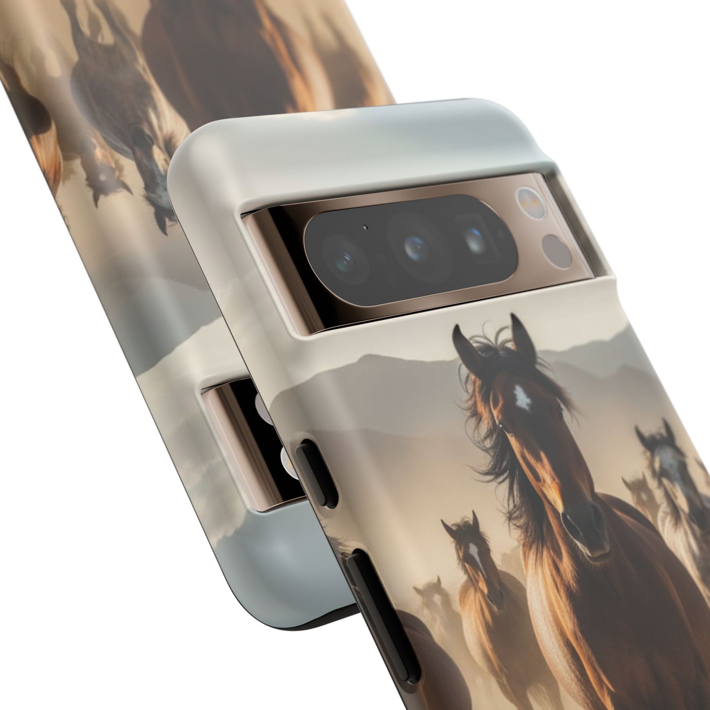 Running Horses Phone Case | Wild Mustang Herd Tough Protective Cover