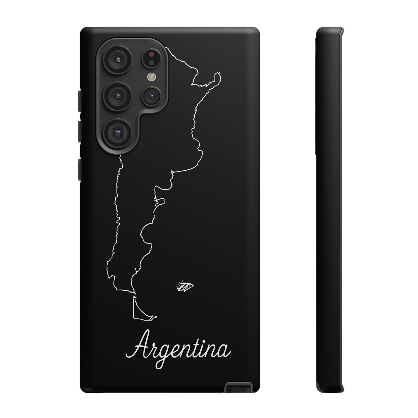 Argentina Outline Phone Case – Minimal Country Map Tough Case (iPhone, Samsung, Pixel)