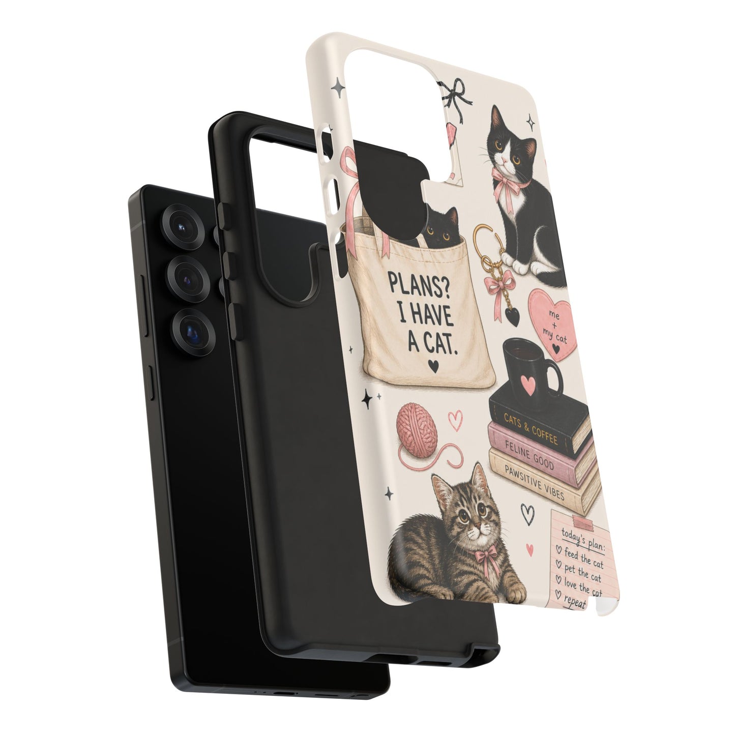 Cat Lover Phone Case | Plans? I Have A Cat Cute Aesthetic Cover
