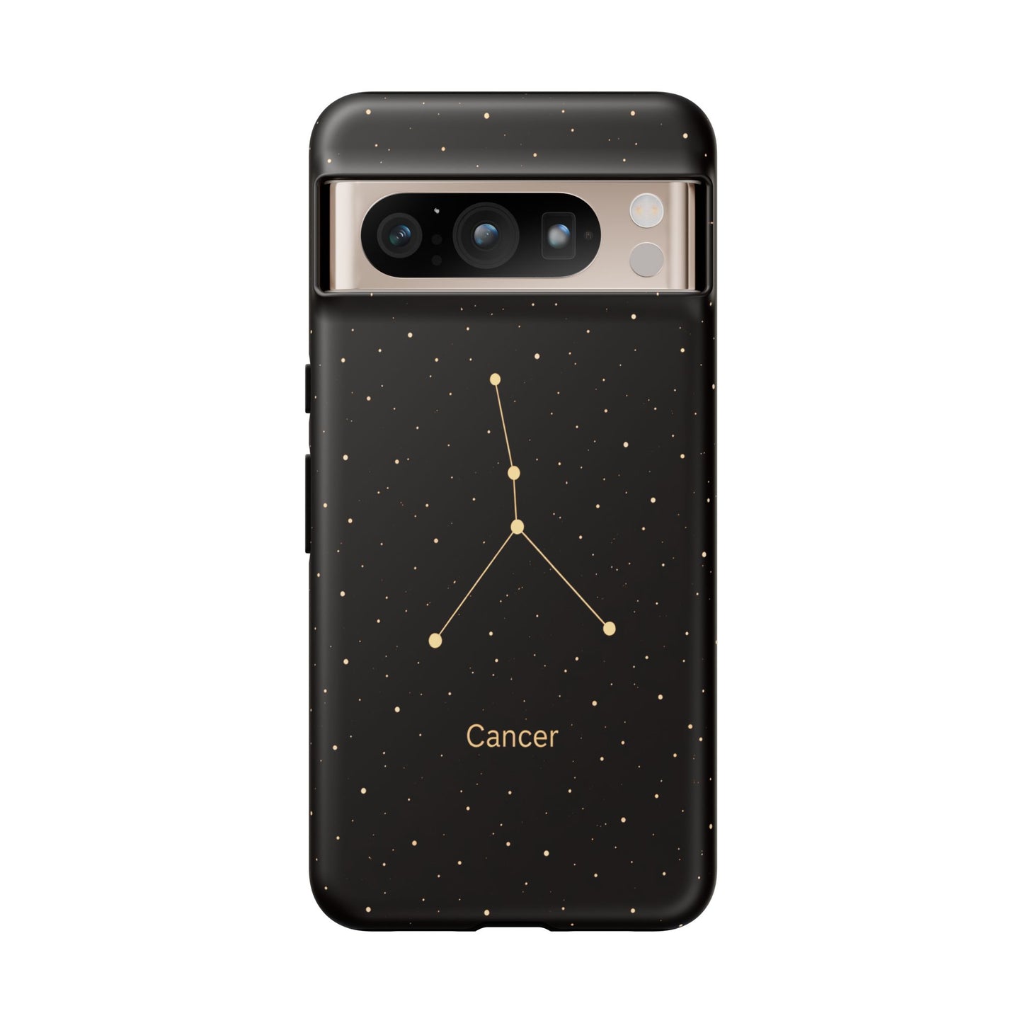 Cancer Zodiac Constellation Phone Case – Luxe Gold Celestial Cover