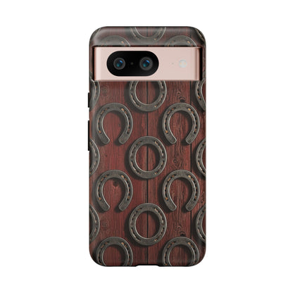 Rustic Horseshoe Western Phone Case – Cowboy Country Ranch Tough Case