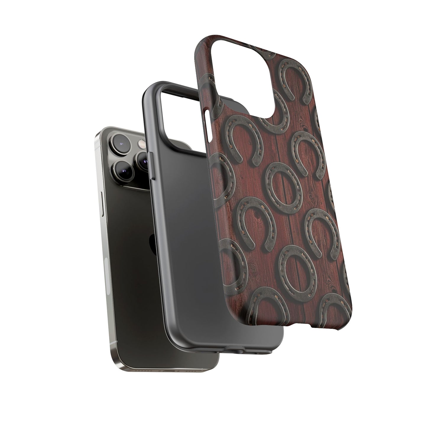 Rustic Horseshoe Western Phone Case – Cowboy Country Ranch Tough Case