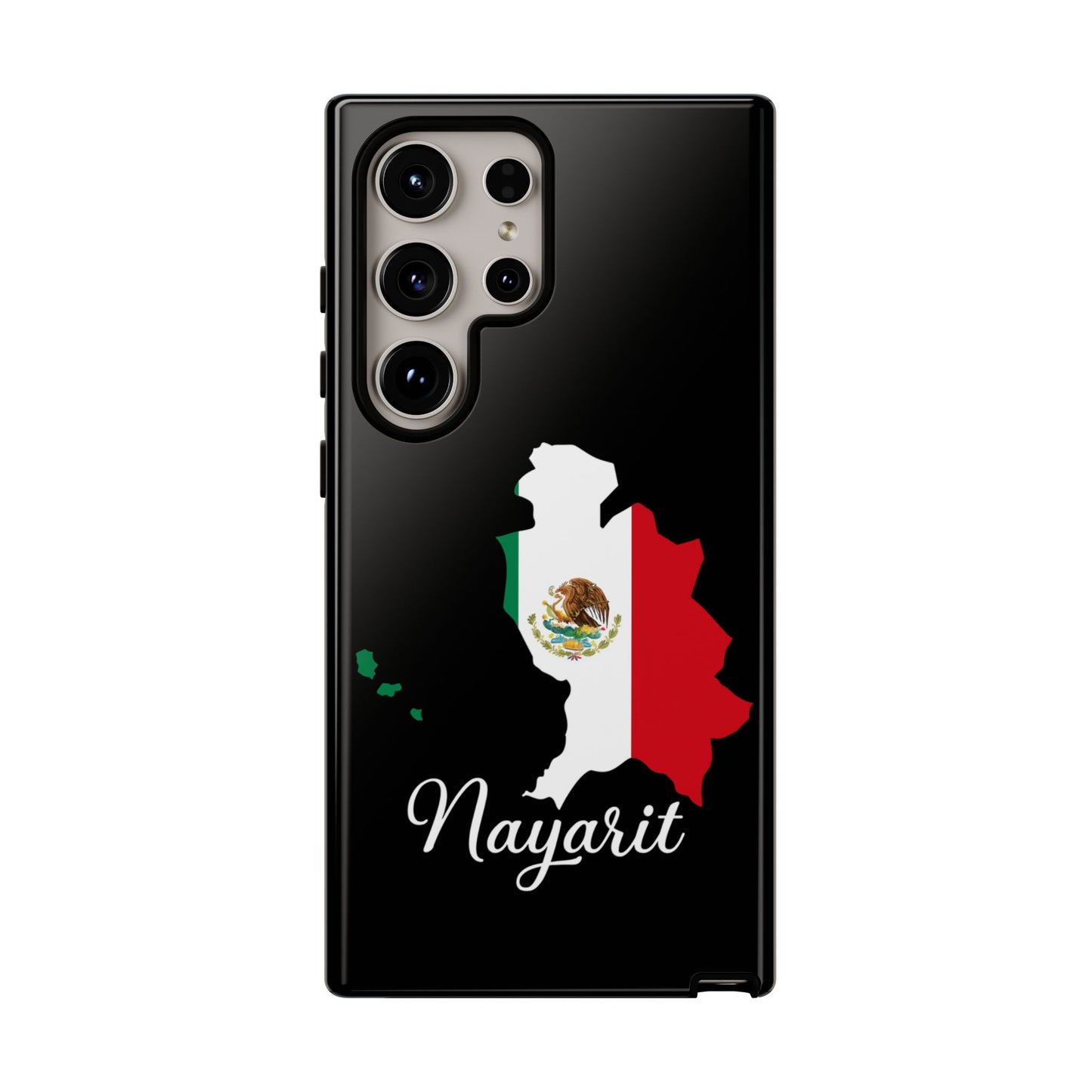 Nayarit Mexico Flag Map Phone Case | Mexican American Pride Tough Case for iPhone & Samsung