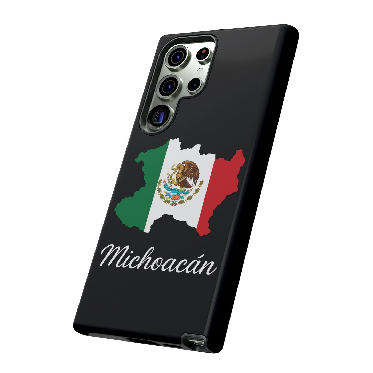 Michoacán Mexico Flag Map Phone Case | Mexican American Pride Tough Case for iPhone & Samsung