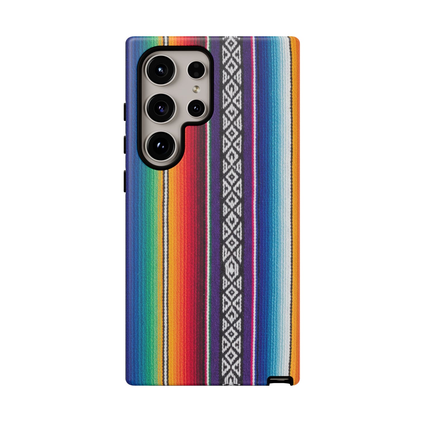 Serape Stripe Phone Case – Colorful Mexican Blanket Pattern Tough Case