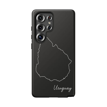 Uruguay Outline Phone Case – Minimal Country Map Tough Case (iPhone, Samsung, Pixel)