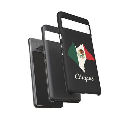 Chiapas Mexico Flag Map Phone Case | Mexican American Pride Tough Case for iPhone & Samsung