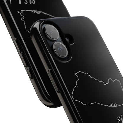 El Salvador Outline Phone Case – Minimal Country Map Tough Case (iPhone, Samsung, Pixel)
