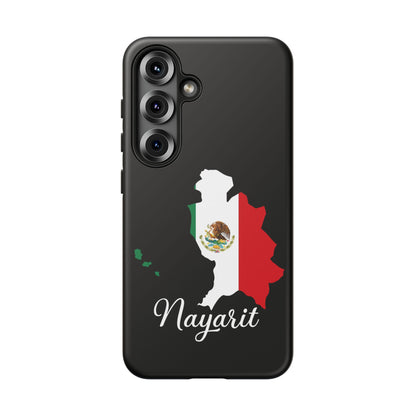 Nayarit Mexico Flag Map Phone Case | Mexican American Pride Tough Case for iPhone & Samsung