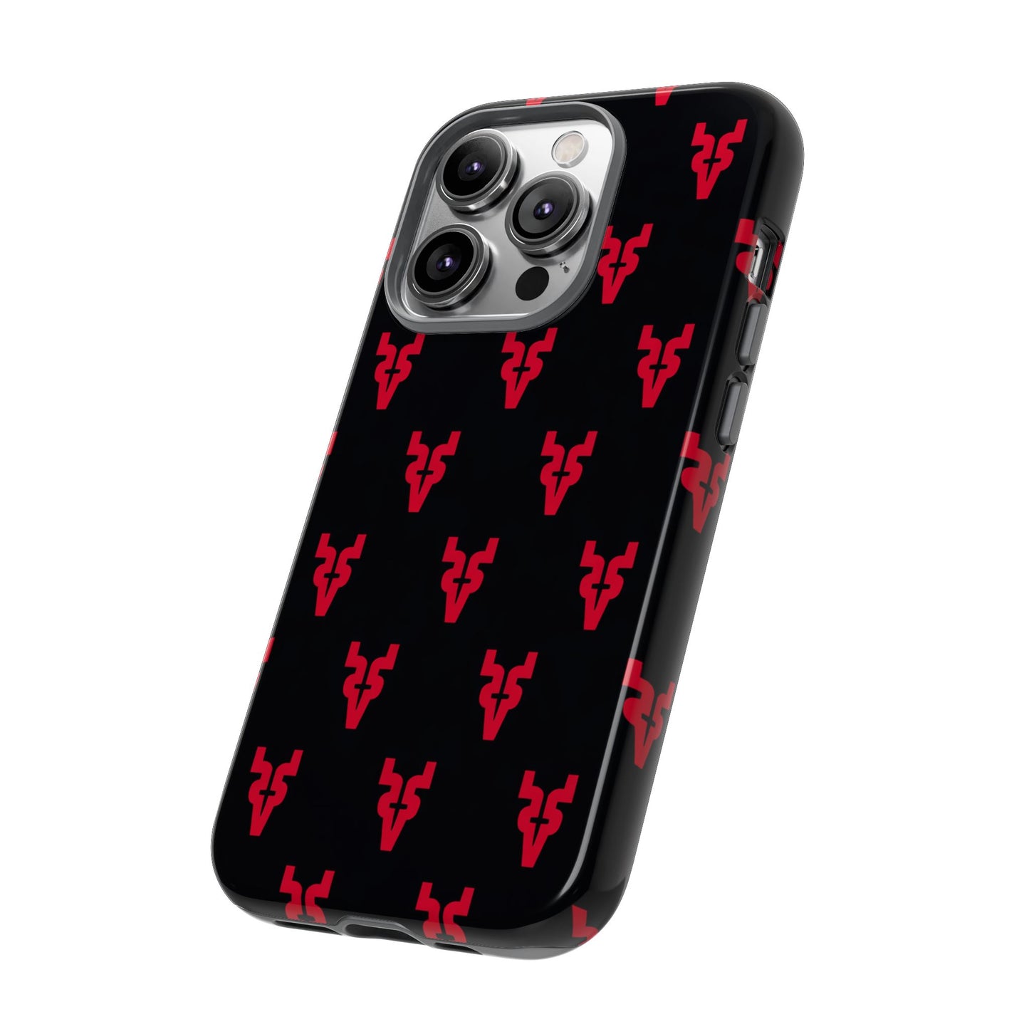 Mazatlán Bull Phone Case – Black Red Streetwear Tough Shockproof Cover
