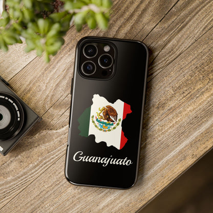 Guanajuato Mexico Flag Map Phone Case | Mexican American Pride Tough Case for iPhone & Samsung