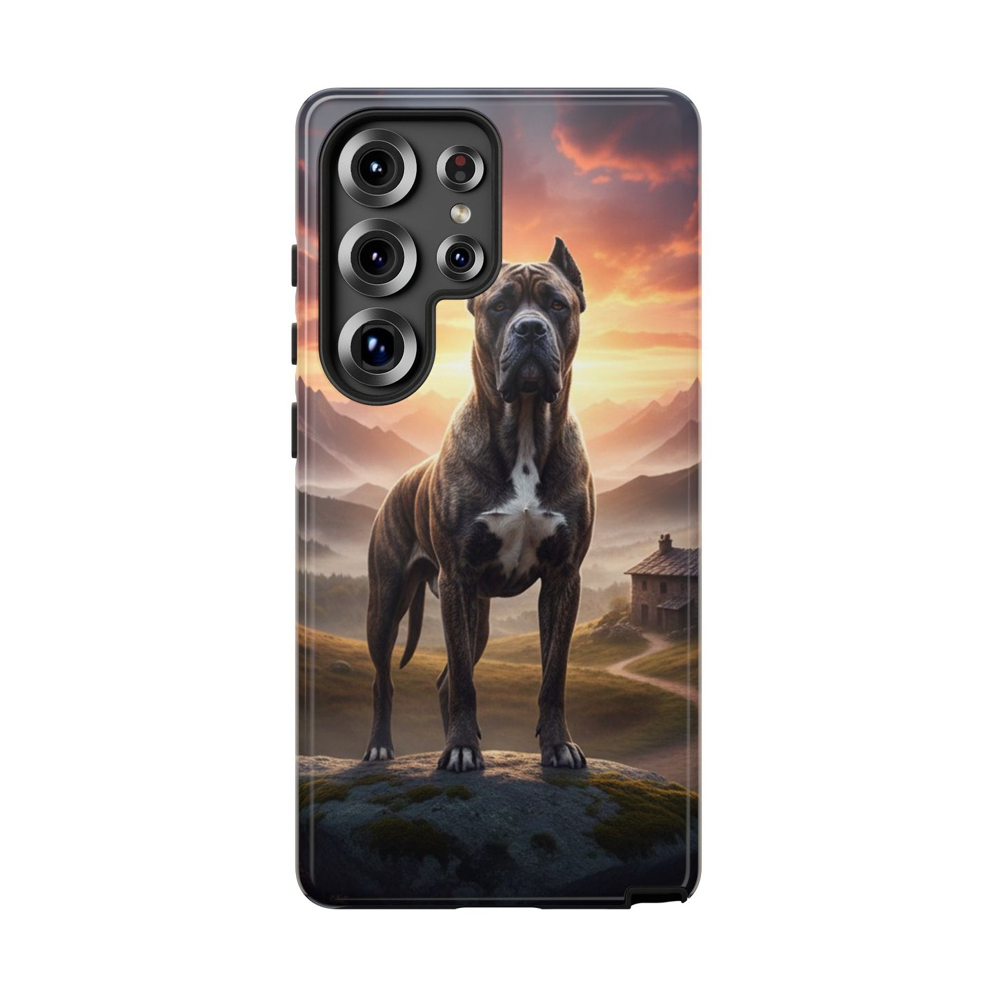 Cane Corso Phone Case – Guard Dog Sunset Tough Case (iPhone, Samsung, Pixel) | Dog Lover Gift