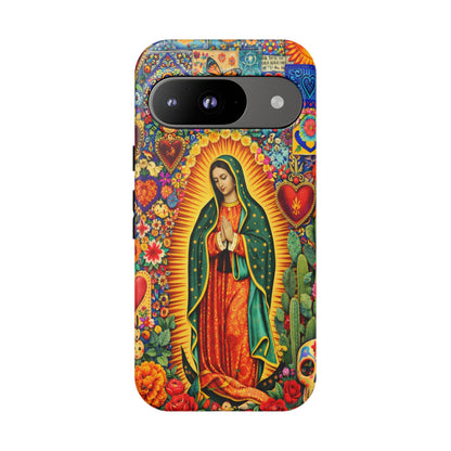 Virgin Mary Guadalupe Phone Case Mexican Folk Art Tough Cover iPhone Samsung