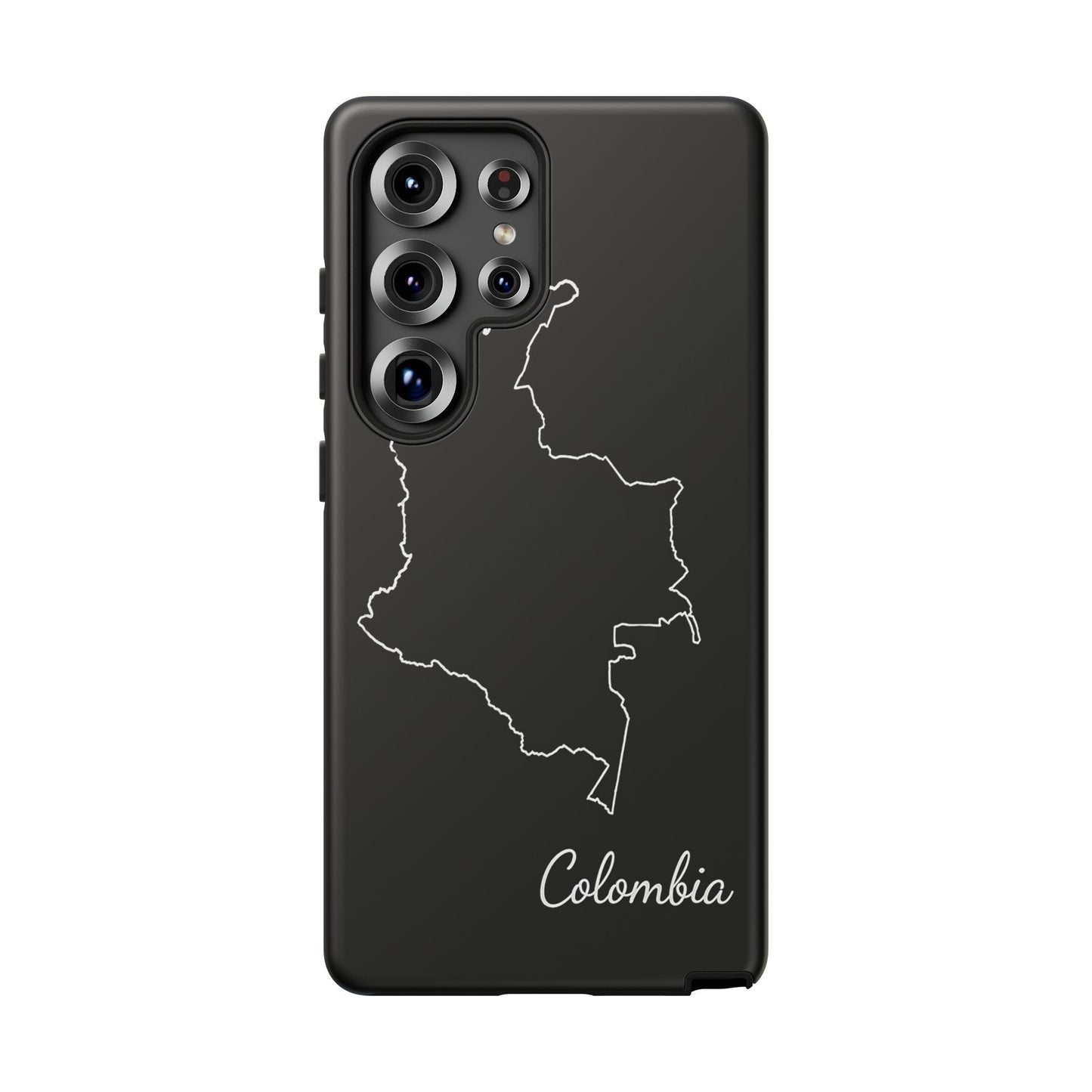 Colombia Outline Phone Case – Minimal Country Map Tough Case (iPhone, Samsung, Pixel)