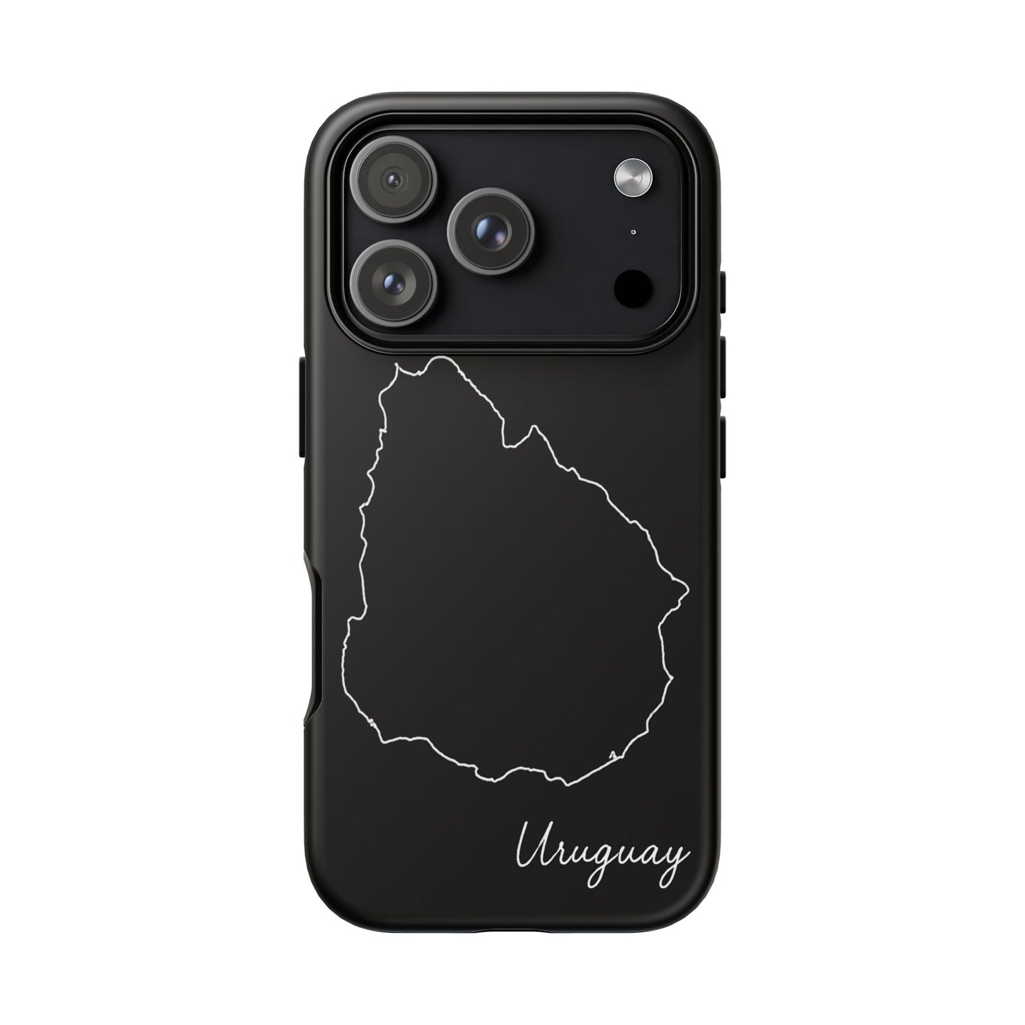 Uruguay Outline Phone Case – Minimal Country Map Tough Case (iPhone, Samsung, Pixel)