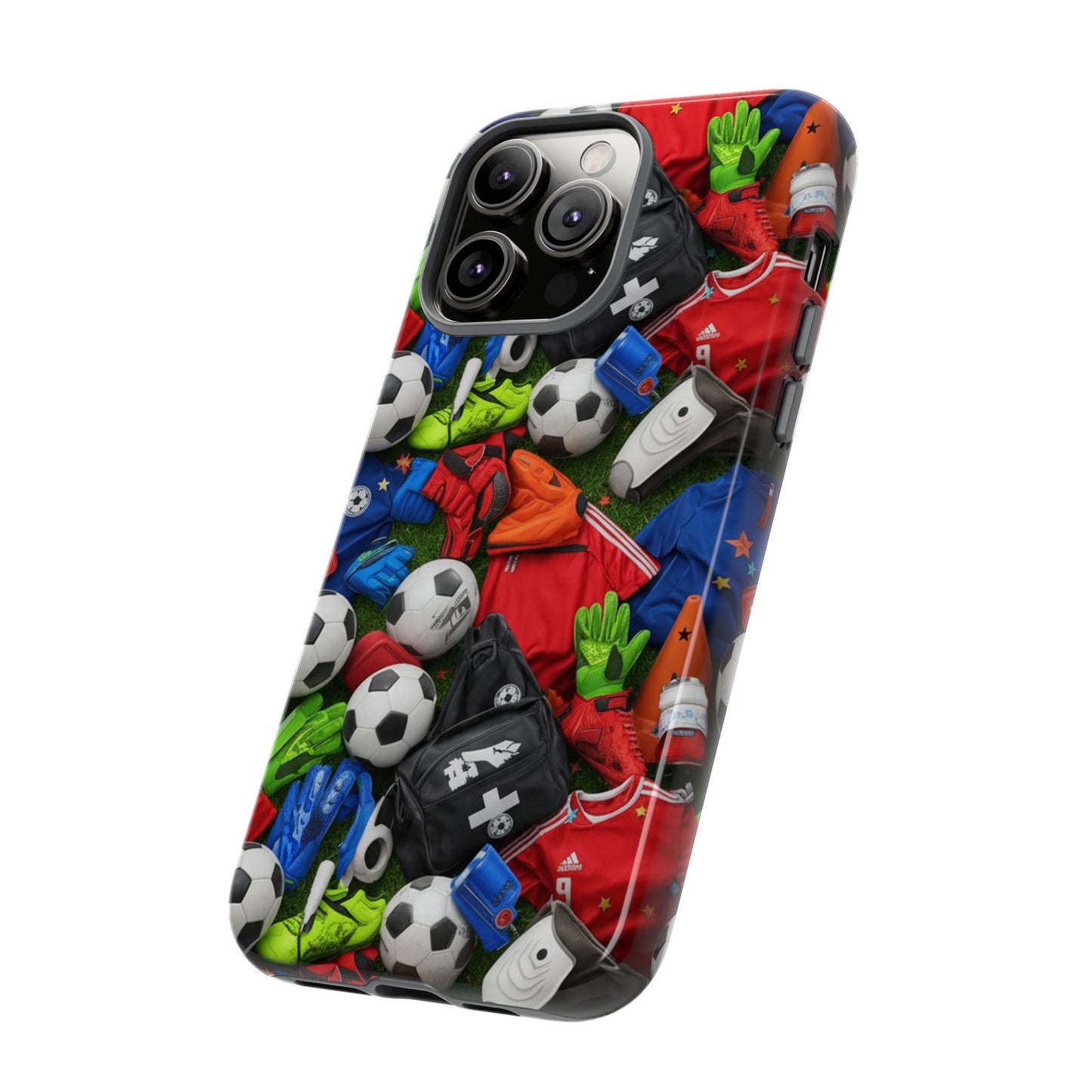 Soccer Ball Pattern Phone Case – Sports Fan Tough Protective Game Day Case