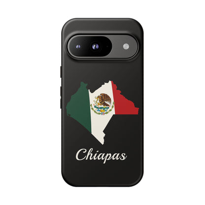 Chiapas Mexico Flag Map Phone Case | Mexican American Pride Tough Case for iPhone & Samsung