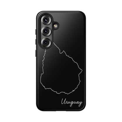 Uruguay Outline Phone Case – Minimal Country Map Tough Case (iPhone, Samsung, Pixel)