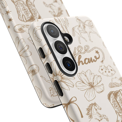 Western Cowgirl Phone Case for iPhone Samsung Galaxy Pixel Tough Case