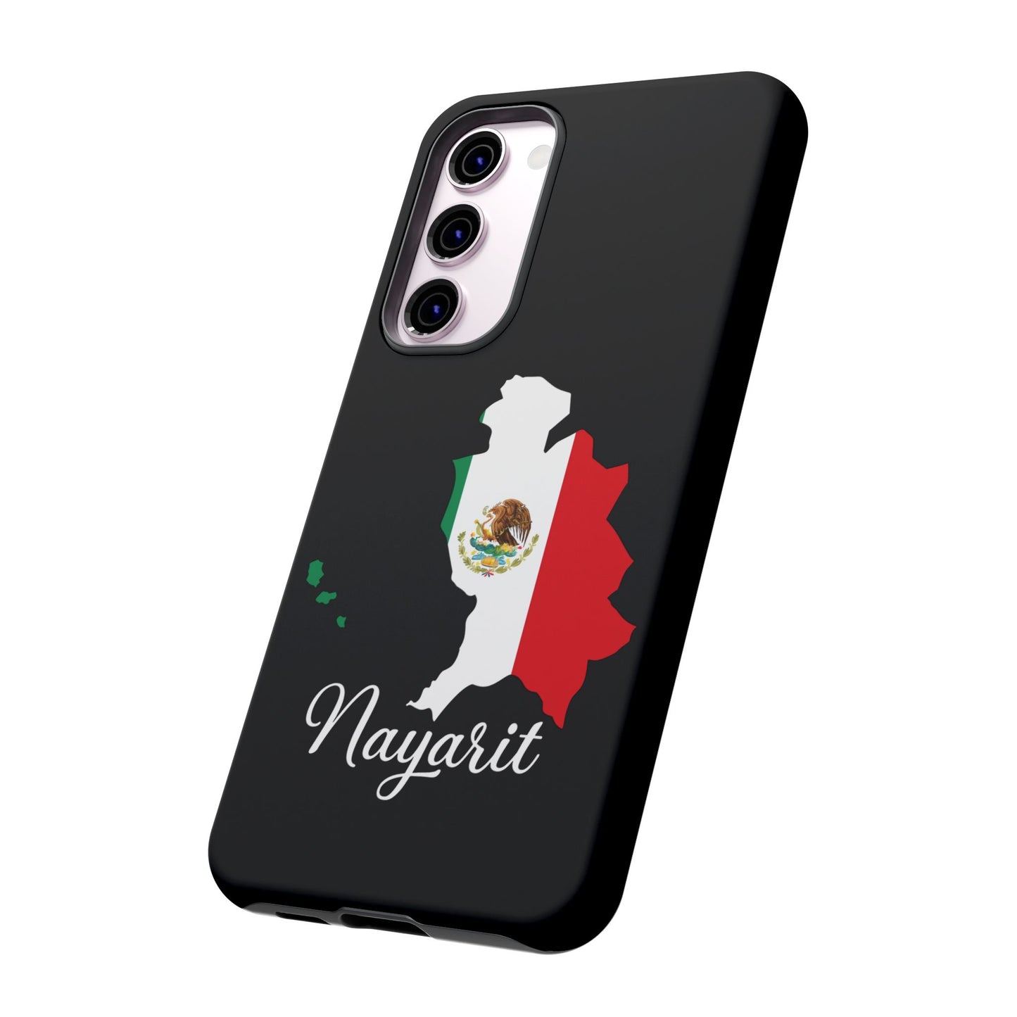 Nayarit Mexico Flag Map Phone Case | Mexican American Pride Tough Case for iPhone & Samsung