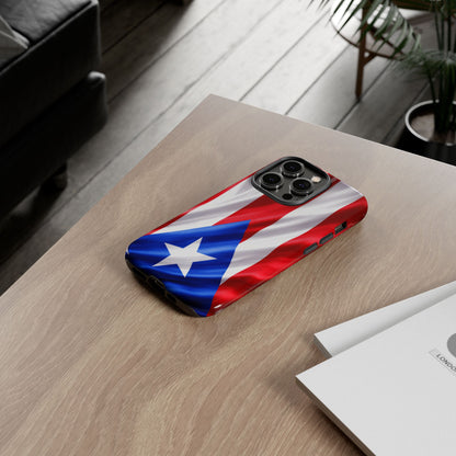 Puerto Rico Flag Phone Case | Boricua Pride Tough Case | Puerto Rican Flag Protective Cover for iPhone & Samsung