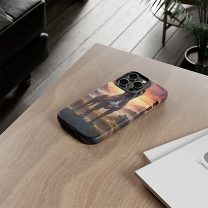 Cane Corso Phone Case – Guard Dog Sunset Tough Case (iPhone, Samsung, Pixel) | Dog Lover Gift