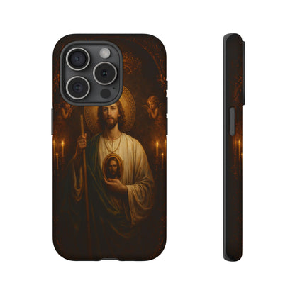 San Judas Phone Case Saint Jude Catholic Saint Religious Art Portrait Tough