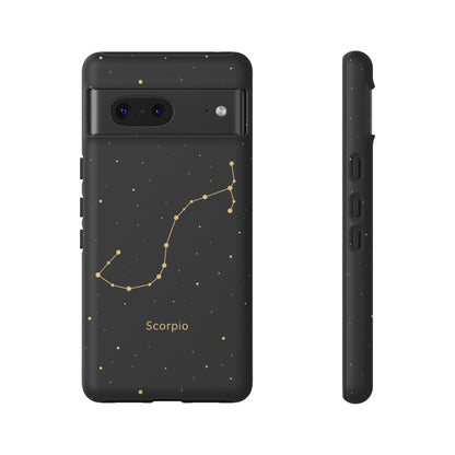 Scorpio Zodiac Constellation Phone Case – Luxe Gold Celestial Cover