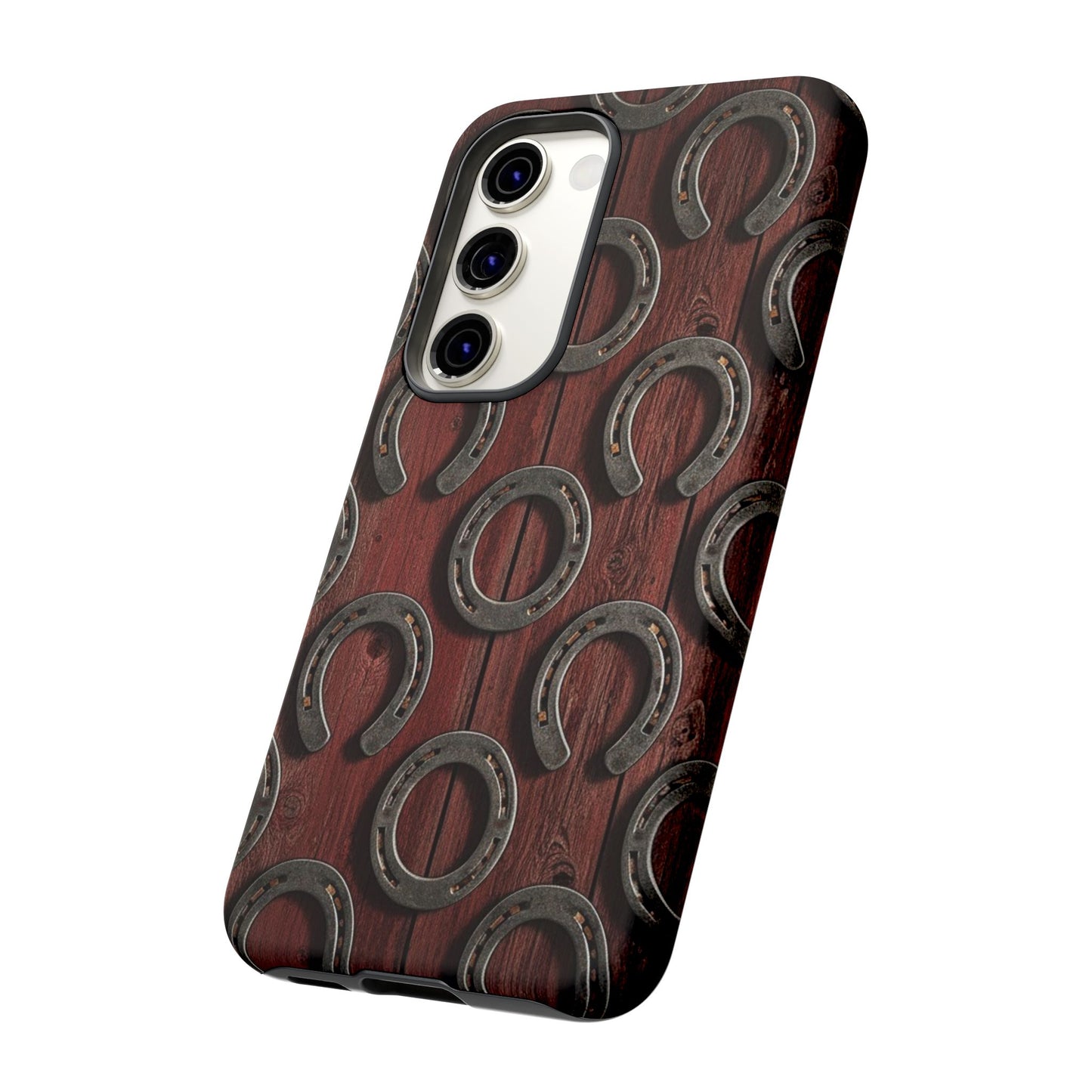 Rustic Horseshoe Western Phone Case – Cowboy Country Ranch Tough Case