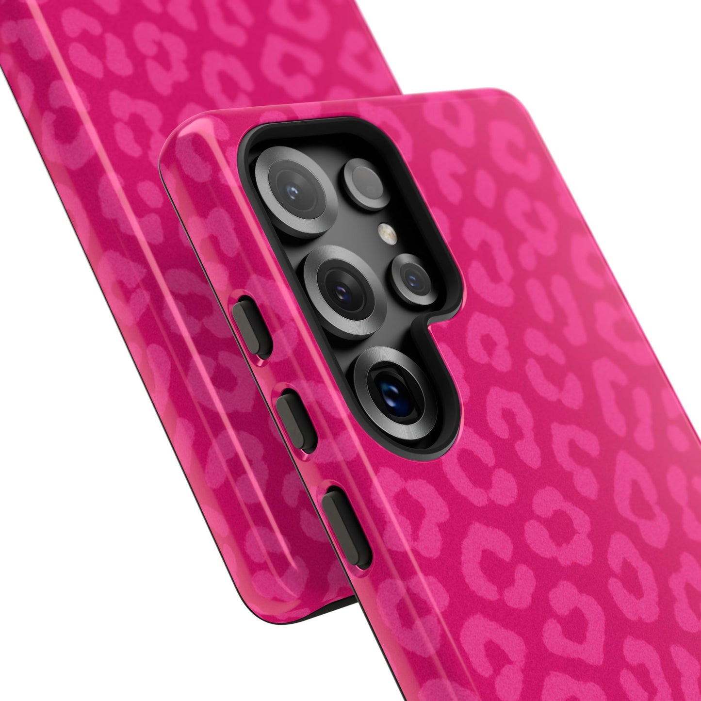 Hot Pink Leopard Phone Case – Bold Coquette Aesthetic Tough Case