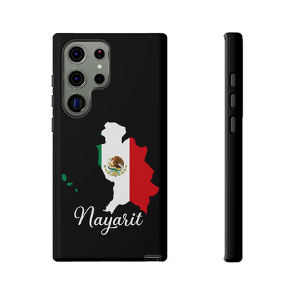 Nayarit Mexico Flag Map Phone Case | Mexican American Pride Tough Case for iPhone & Samsung