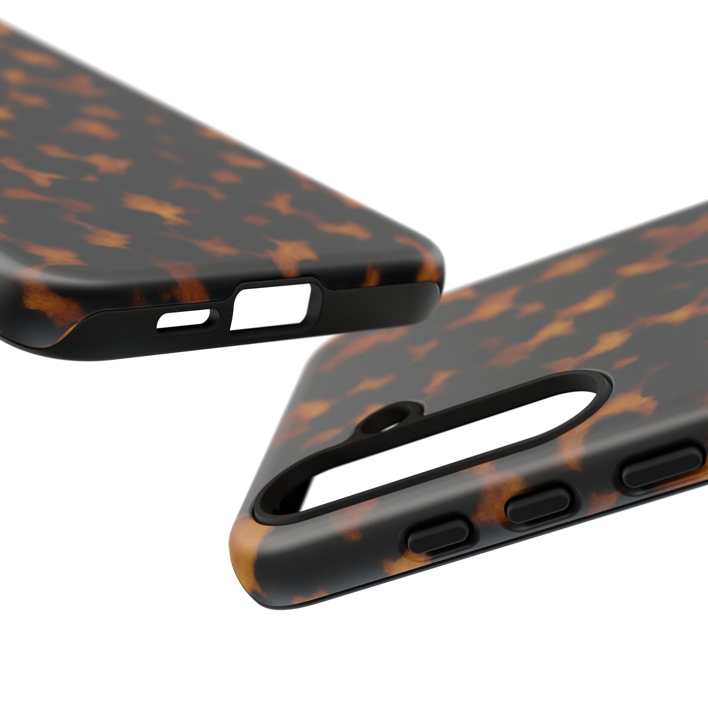 Tortoiseshell Phone Case – Brown Leopard Pattern Luxury Tough Protective Case