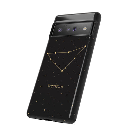 Capricorn Zodiac Constellation Phone Case – Luxe Gold Celestial Cover