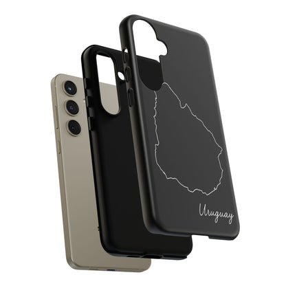 Uruguay Outline Phone Case – Minimal Country Map Tough Case (iPhone, Samsung, Pixel)