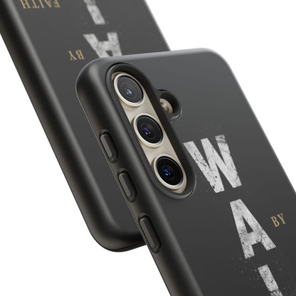 Walk by Faith Not by Sight Christian Phone Case Bible Verse Faith Cover