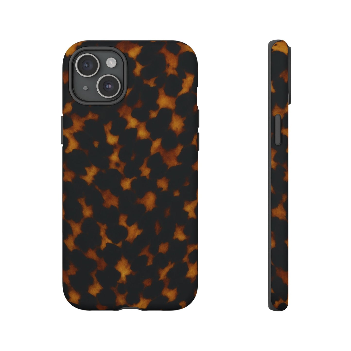 Tortoiseshell Phone Case – Brown Leopard Pattern Luxury Tough Protective Case
