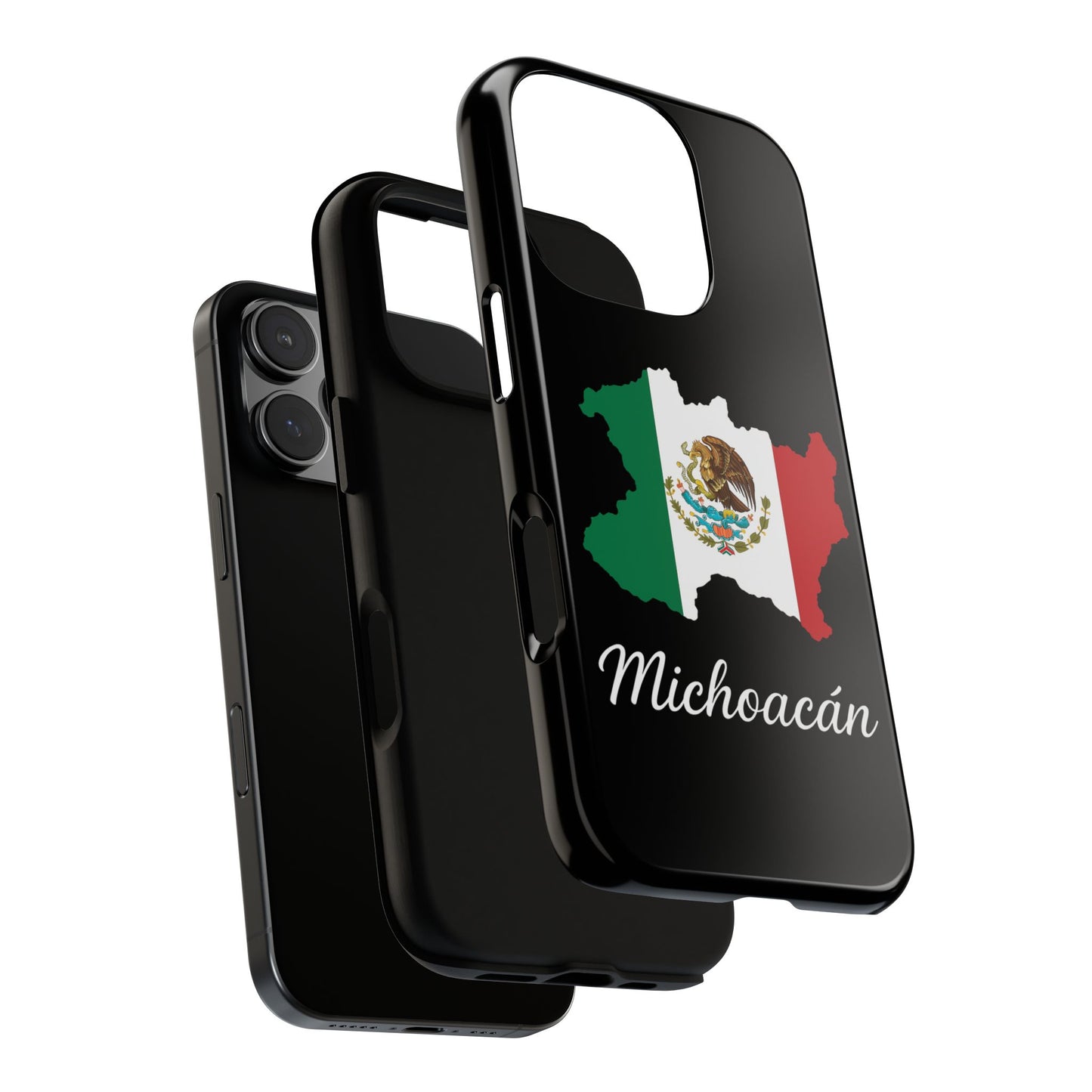 Michoacán Mexico Flag Map Phone Case | Mexican American Pride Tough Case for iPhone & Samsung