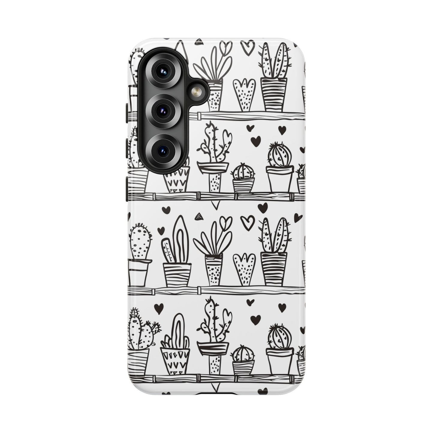 Cactus Succulent Phone Case Cute Plant Aesthetic iPhone Samsung Cover