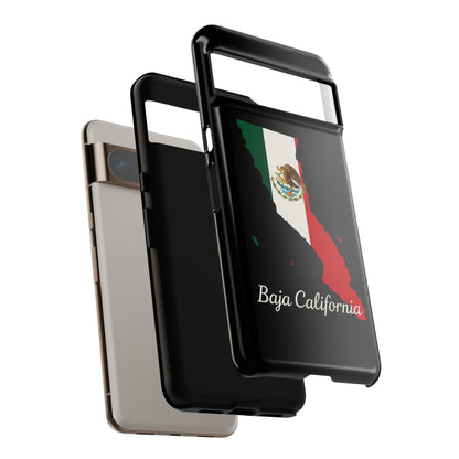 Baja California Mexico Flag Map Phone Case | Mexican American Pride Tough Case for iPhone & Samsung