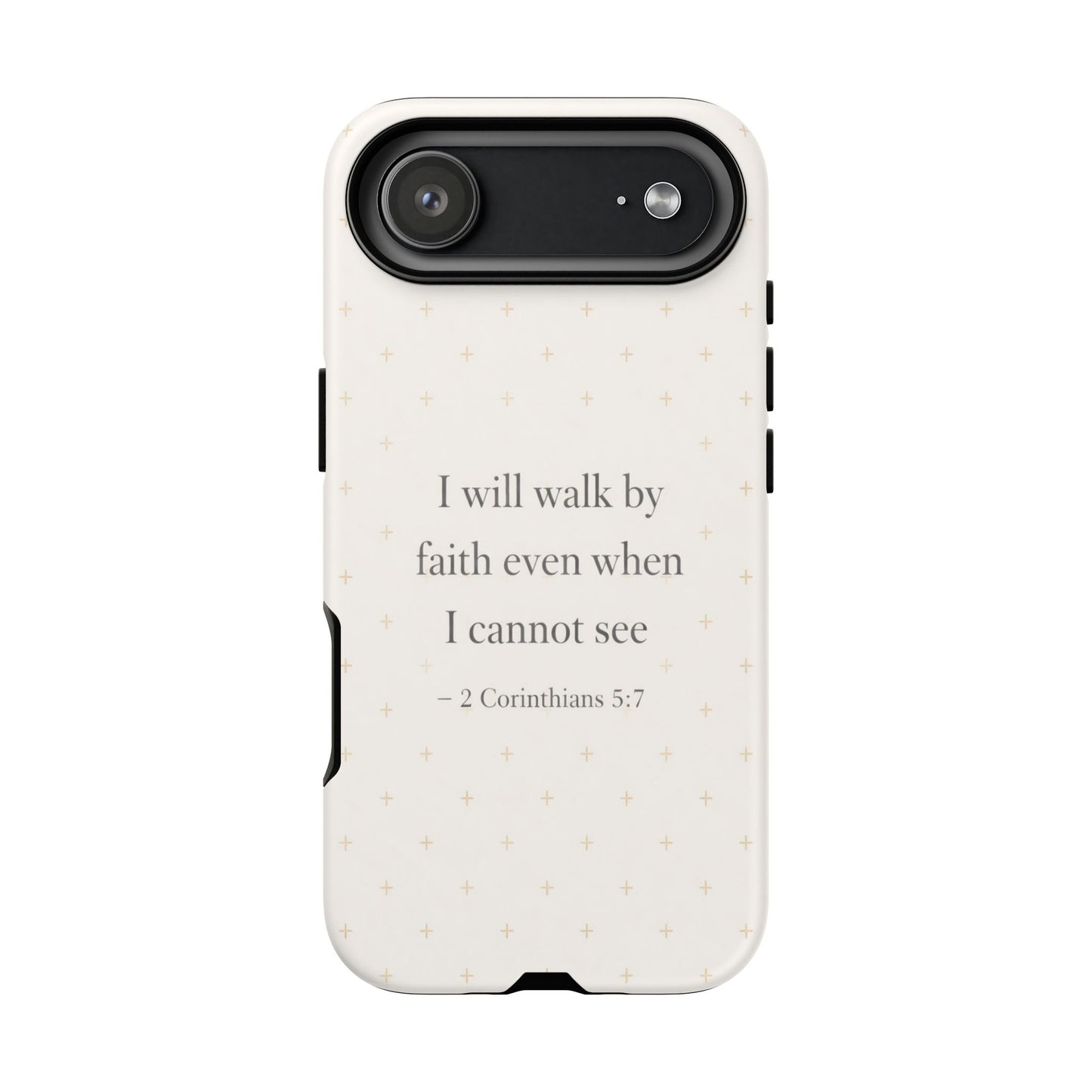 Walk by Faith Phone Case 2 Corinthians 5:7 Christian Bible Cover