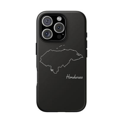 Honduras Outline Phone Case – Minimal Country Map Tough Case (iPhone, Samsung, Pixel)