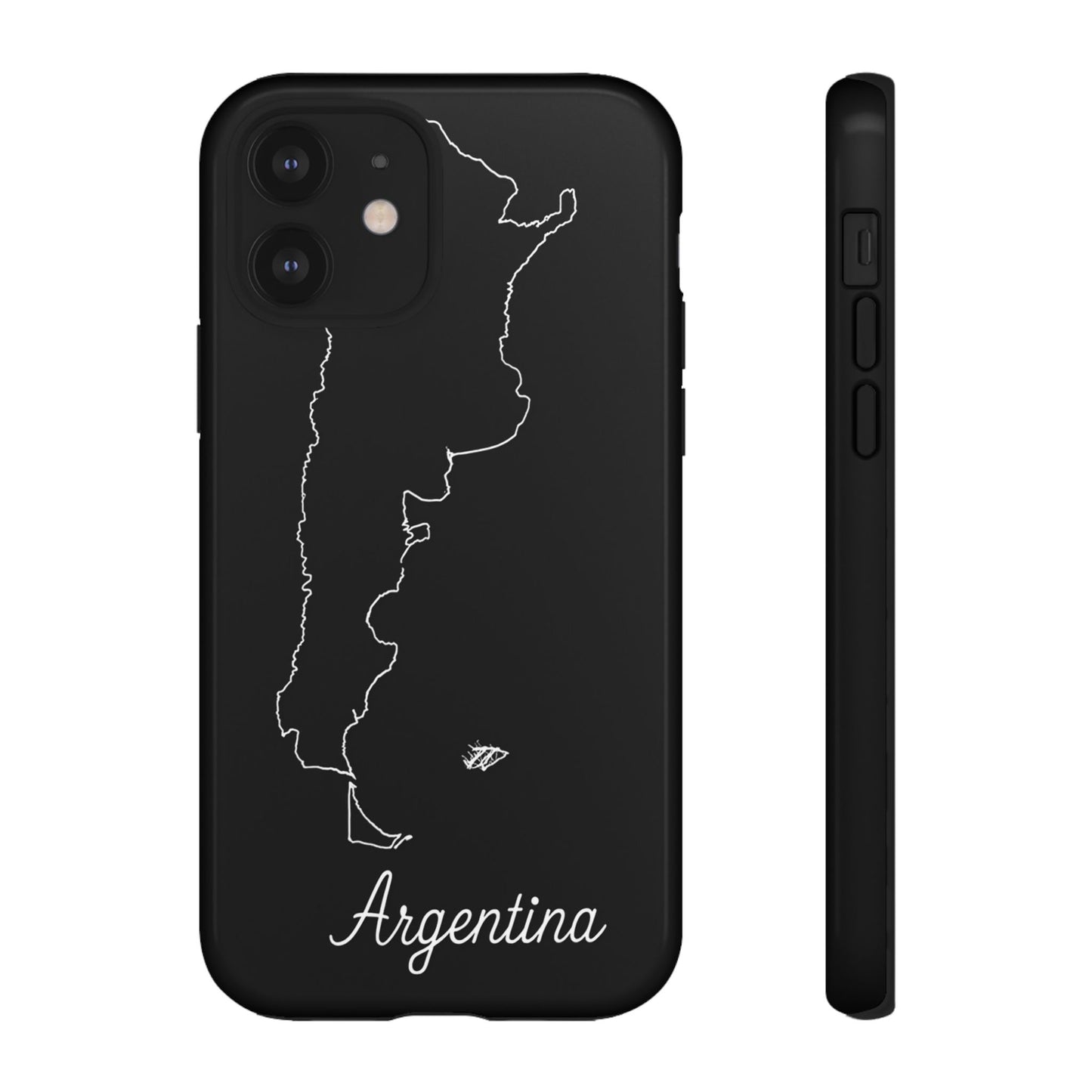 Argentina Outline Phone Case – Minimal Country Map Tough Case (iPhone, Samsung, Pixel)