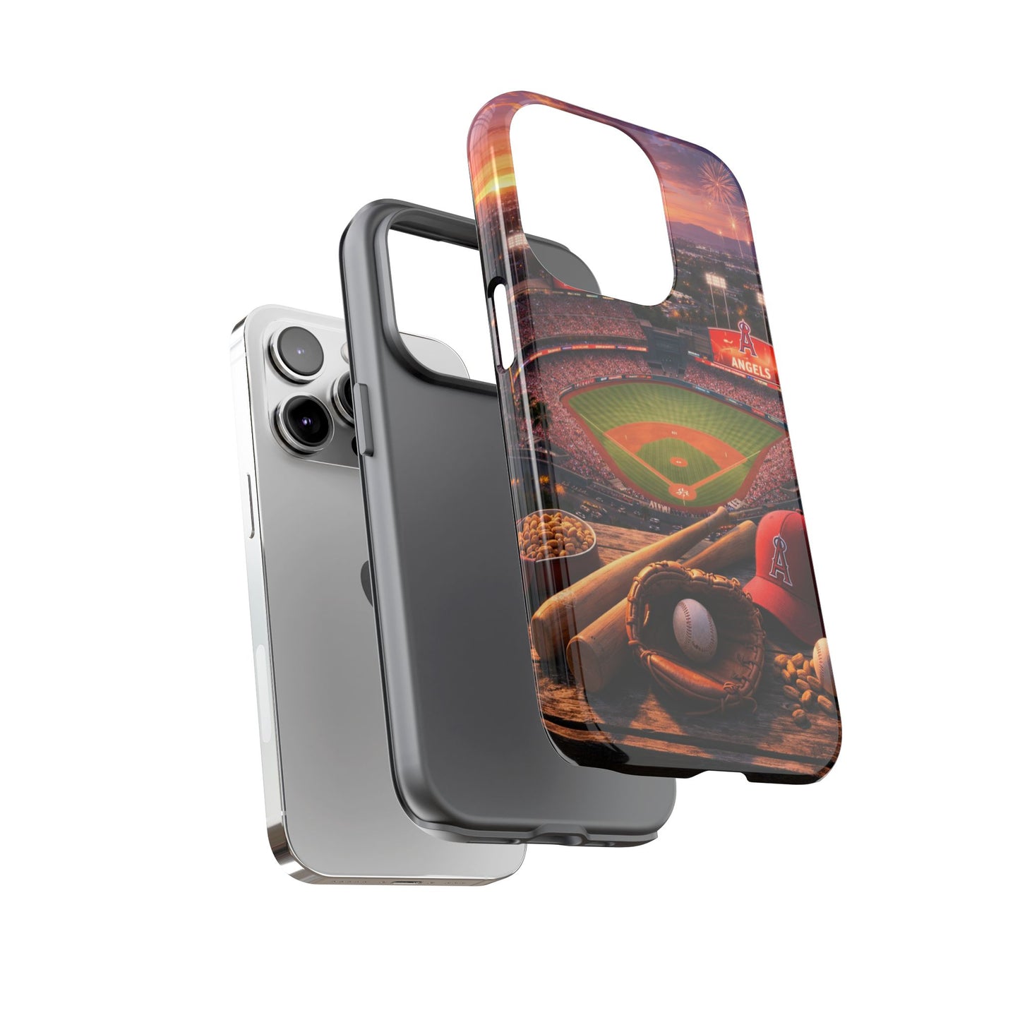 Baseball Stadium Phone Case Sports Fan Ballpark Game Day Tough Case