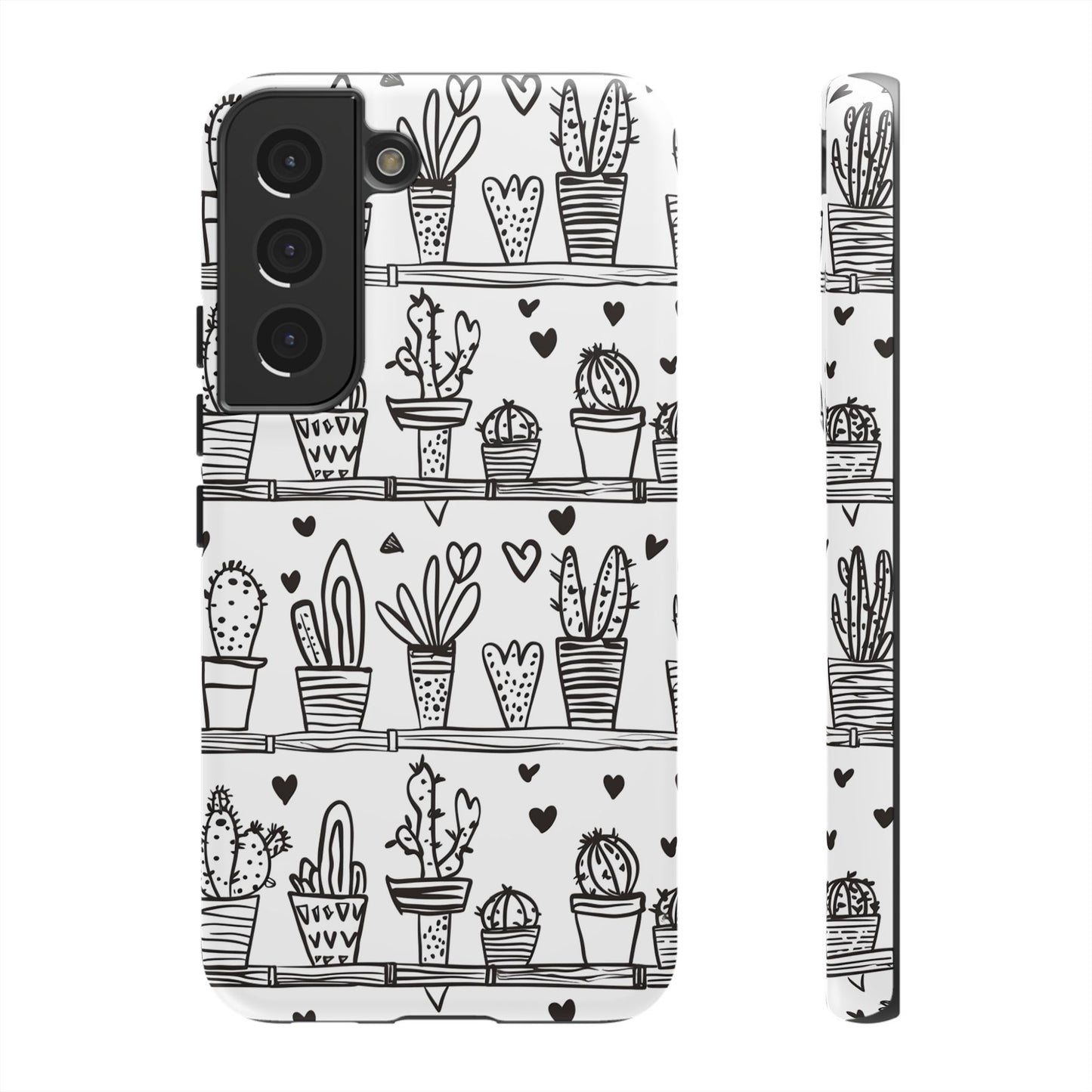 Cactus Succulent Phone Case Cute Plant Aesthetic iPhone Samsung Cover