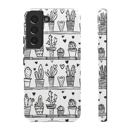 Cactus Succulent Phone Case Cute Plant Aesthetic iPhone Samsung Cover
