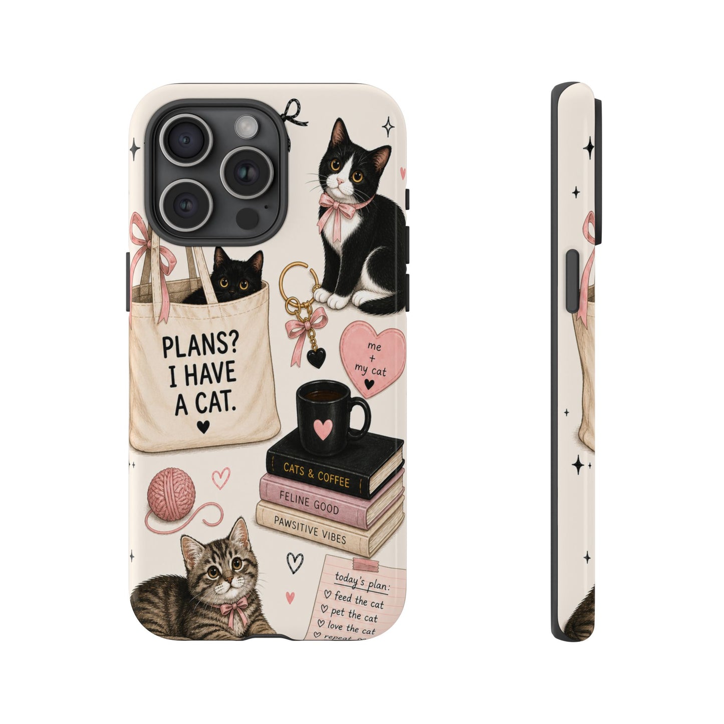 Cat Lover Phone Case | Plans? I Have A Cat Cute Aesthetic Cover