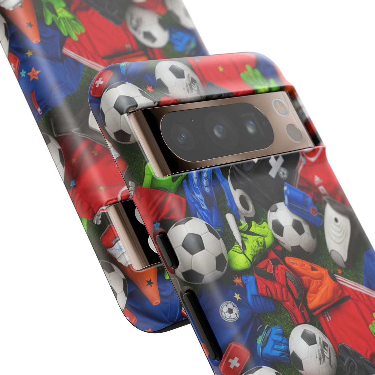 Soccer Ball Pattern Phone Case – Sports Fan Tough Protective Game Day Case
