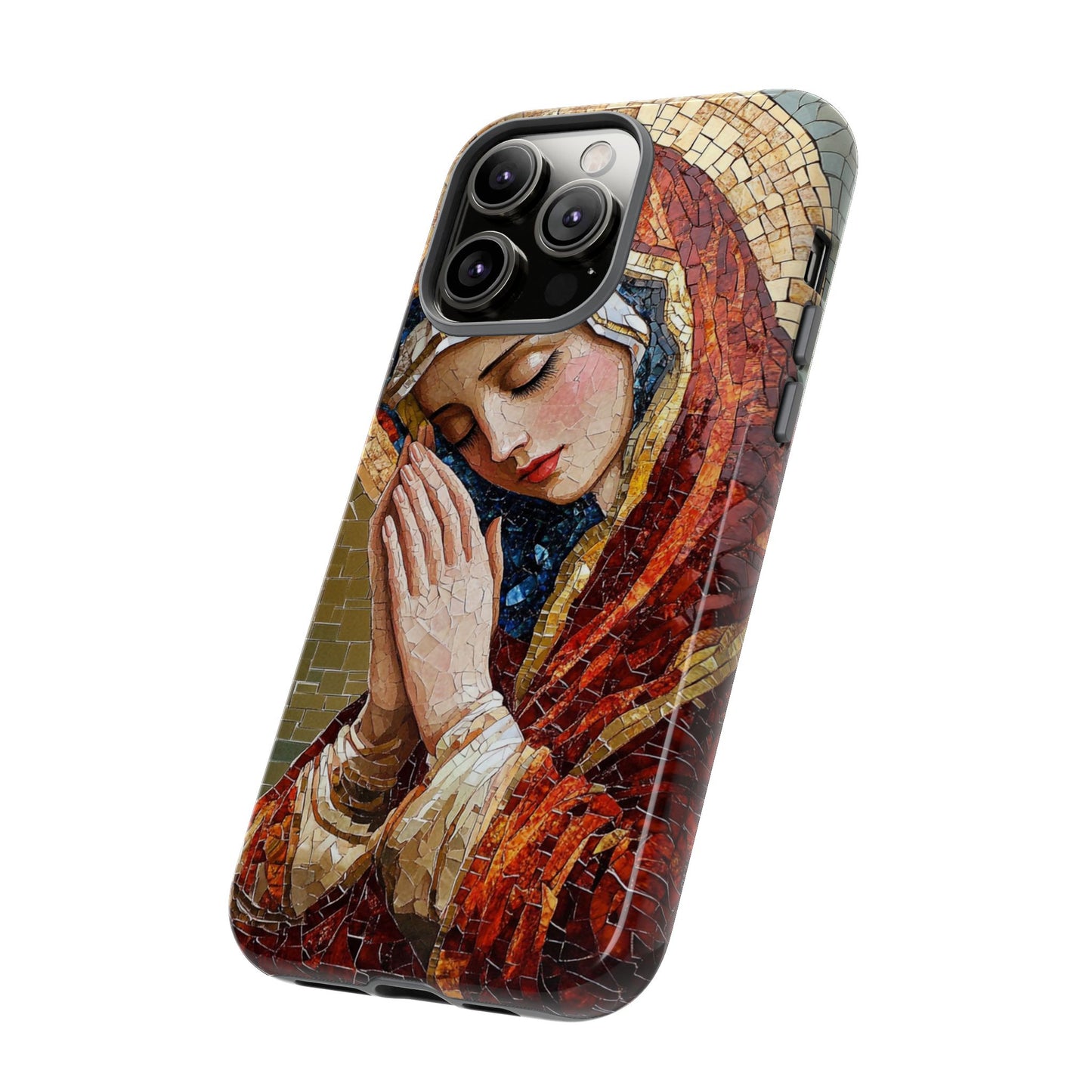 Virgin Mary Phone Case, Catholic Phone Case, Christian Aesthetic Case, Religious iPhone Case, Saint Art Case, Faith Gift